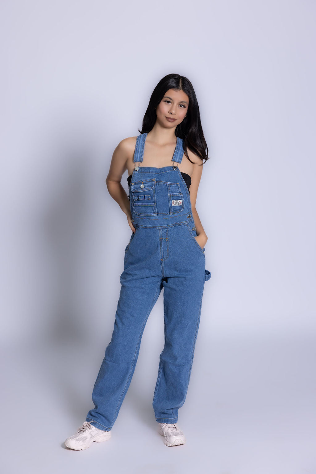 New Medium Wash Jean Overall