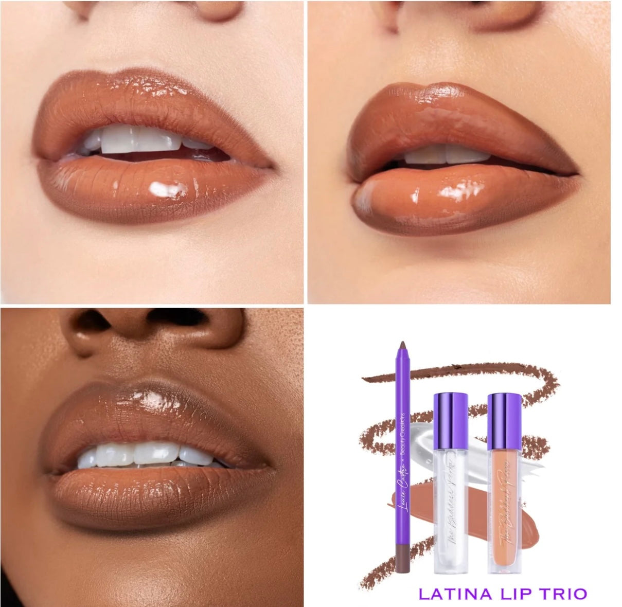 Latina lipstick trio