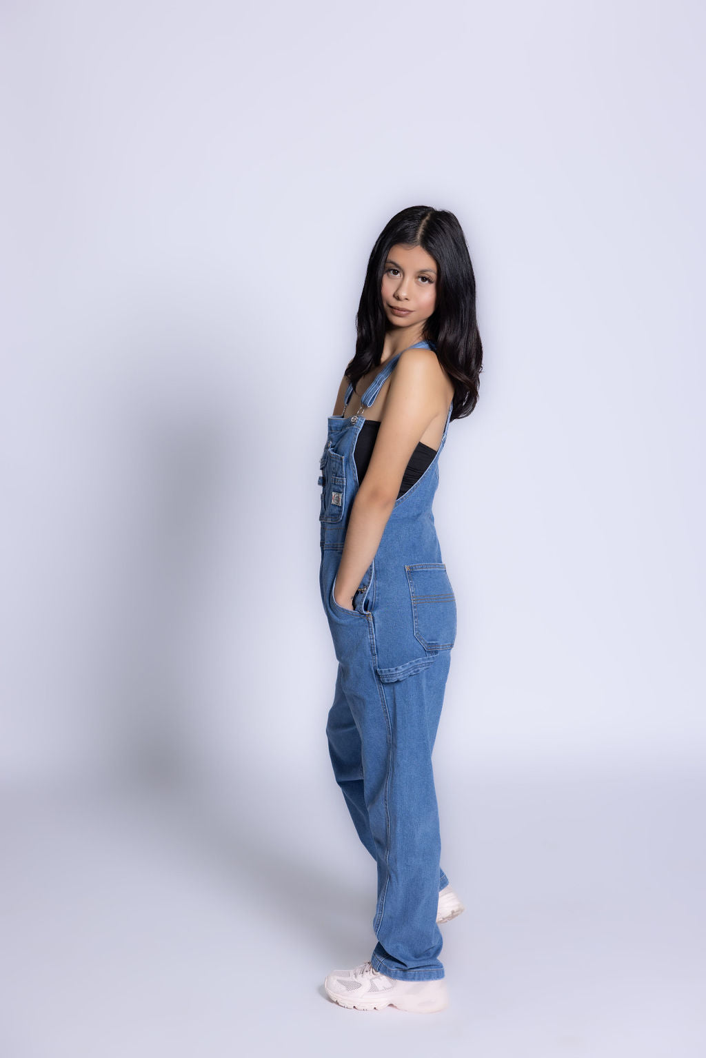 New Medium Wash Jean Overall